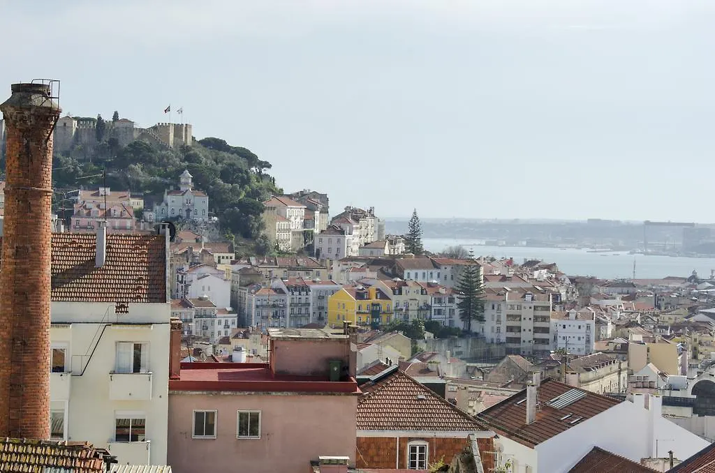Vista Espetacular Baixa E Rio Διαμέρισμα Lisboa Πορτογαλία